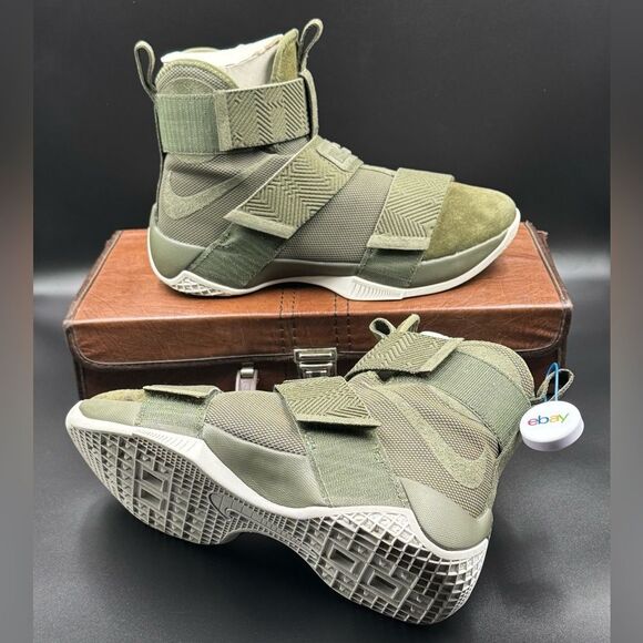Nike LeBron Soldier 10 SFG LUX 'Cargo Khaki' - Picture 8 of 16